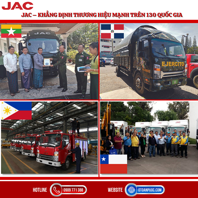 Jac - khẳng định thương hiệu mạnh trên 130 quốc gia