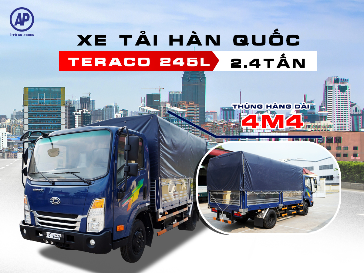 Xe tải Tera 245L thùng dàI 4M4