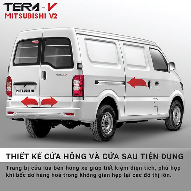 Giá xe tải van Tera 2 chỗ
